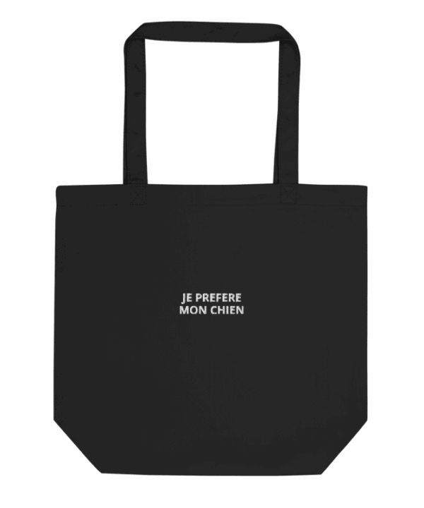 Tote Bag “JE PRÉFÈRE MON CHIEN”